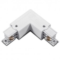 Σύνδεσμος Ράγας Γωνία 4 Καλωδίων Λευκός 23-150